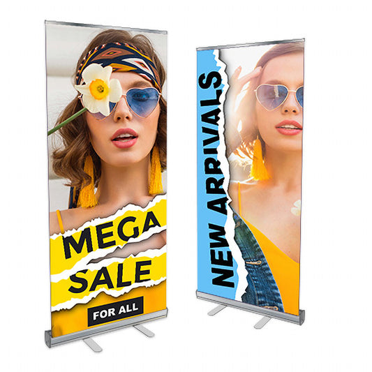 Retractable/Roll Up Banners 33”x79”